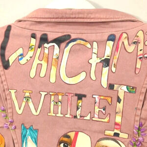 Paramore Jacket Custom‎ Hand Painted 🎶Watch Me While I Bloom🎶 size Small